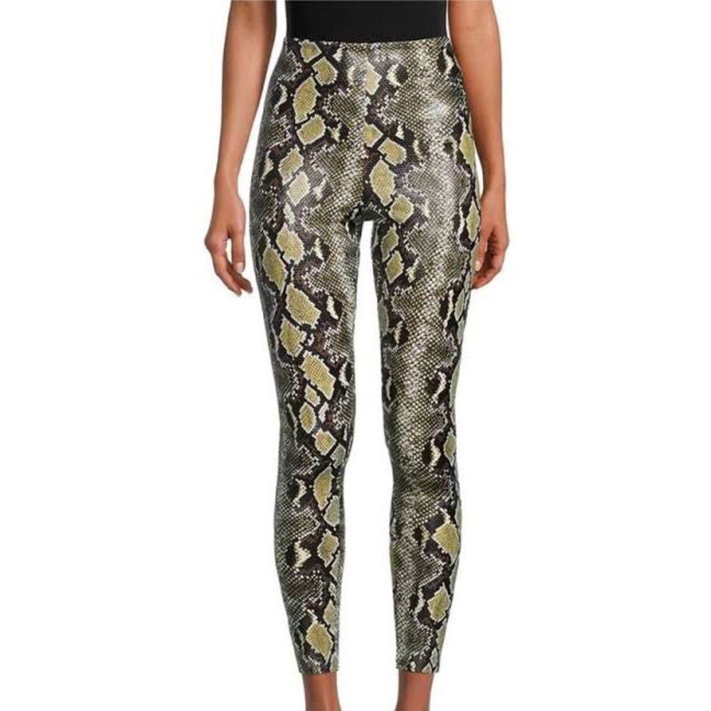Commando Faux Leather Legging Neon Snake XL